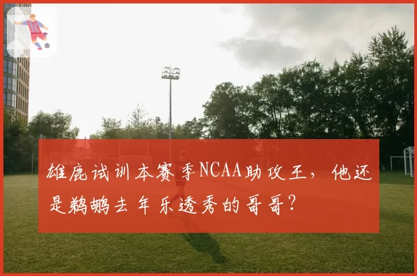 雄鹿试训本赛季NCAA助攻王,他还是鹈鹕去年乐透秀的哥哥?